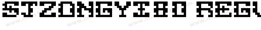 SJzongyi80 Regular字体转换